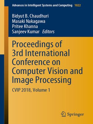 cover image of Proceedings of 3rd International Conference on Computer Vision and Image Processing